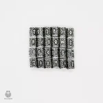 Accessoire barbe avec motifs de runes vikings distinctifs
