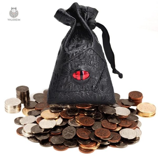 60-pieces-metal-1 Lot de 60 pièces en métal avec pochette en cuir dragon
