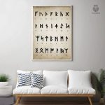 Affiche éducative sur les runes
