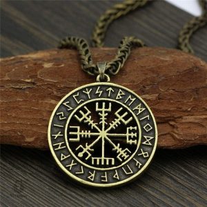 Boussole viking Vegvisir, symbole de protection et de guidance