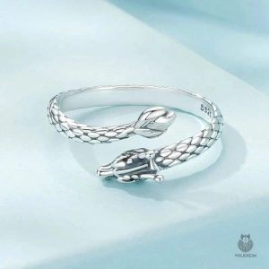Accessoire dragon, anneau distinctif aux influences asiatiques