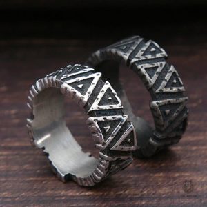 Anneau Viking Valknut - Symbolique des traditions nordiques