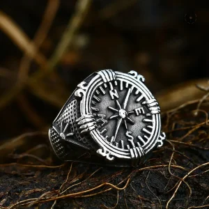 Bague Boussole du Guerrier