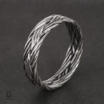 Bague Celtique Artisanale en argent poli