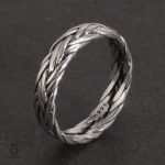 Bague Celtique unique fabriquée à la main