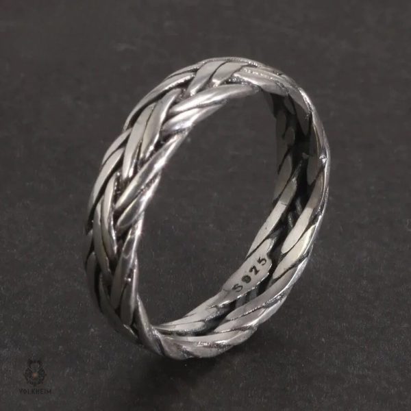 Bague Celtique unique fabriquée à la main