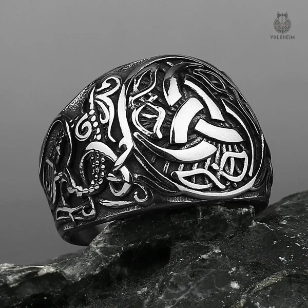 bague-celtique-triquetra-1 Bague Triquetra Celtique en argent