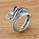 Bague Dragon Chinois au design oriental traditionnel