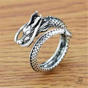 Bague Dragon Chinois au design oriental traditionnel