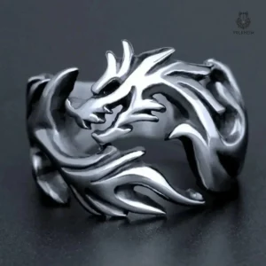 Bague Dragon Sculpté au design unique et artistique