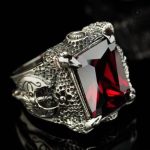 Bague de créateur Griffes de Dragon élégante