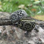 Bague Kolovrat symbole Viking en design authentique