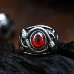Bague serpent, accessoire viking pour passionnés d'histoire