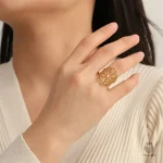 Bague Viking stylée pour un look audacieux et moderne