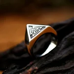 Accessoire de mode viking, bague distinctive