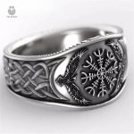 Bijou Viking affichant le Vegvisir, symbole de guidance