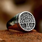 Bague Viking Yggdrasil en métal