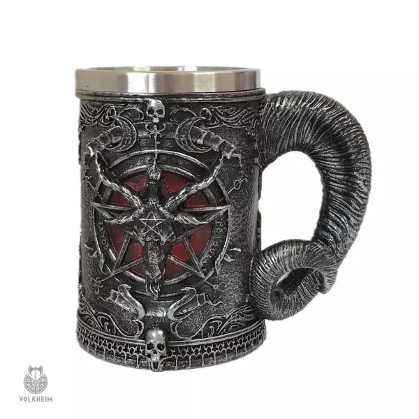 Chope à boire Baphomet, alliage idéal pour vos breuvages stimulants