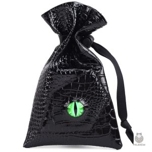 Bourse dragon en cuir, design inspiré des mythes asiatiques