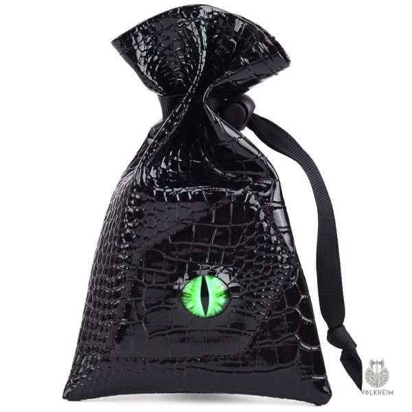 Bourse dragon en cuir, design inspiré des mythes asiatiques
