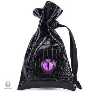 Accessoire en cuir, bourse thème dragon pour style audacieux