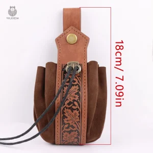 Accessoire mode : bourse simili-cuir design feuillage