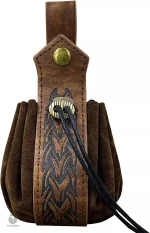Porte-monnaie inspiré de l'époque viking, style antique