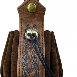 Porte-monnaie inspiré de l'époque viking, style antique