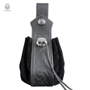 Accessoire de collection médiévale, bourse élégante et pratique
