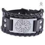 Kolovrat en cuir, accessoire inspiré de la culture Viking