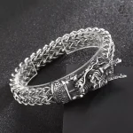 Bracelet inspiré des Vikings avec design dragon