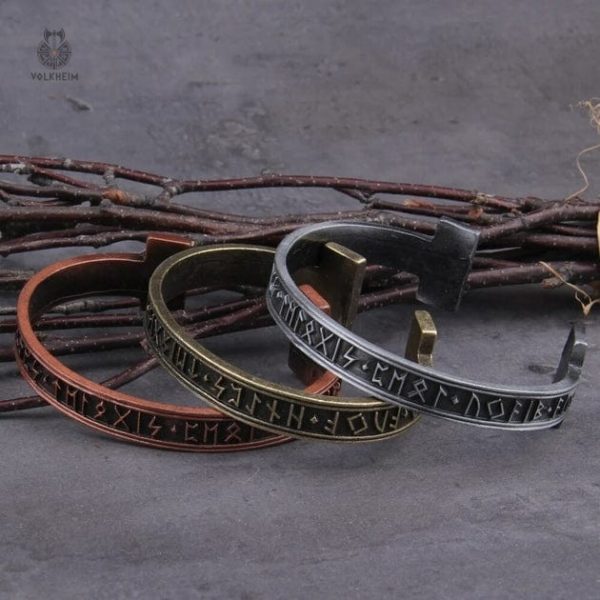 bracelet-runes-1 Bracelet Runes en style Viking, symbole d'authenticité