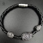 Bijou en cuir, style Viking, design authentique et robuste