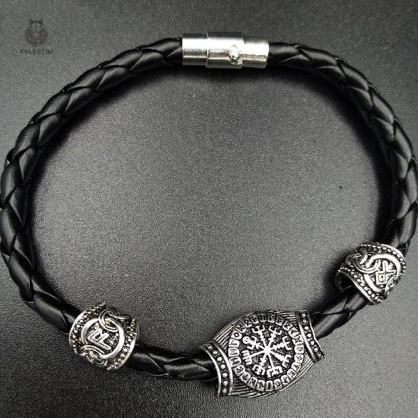 Bijou en cuir, style Viking, design authentique et robuste