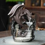 Brûleur d'Encens Dragon en céramique, élégant et artistique