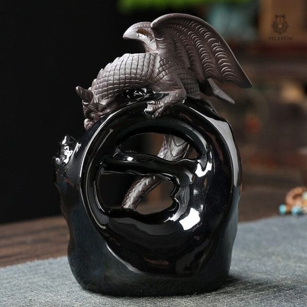Brûleur d'encens en forme de dragon, pour une ambiance mystique
