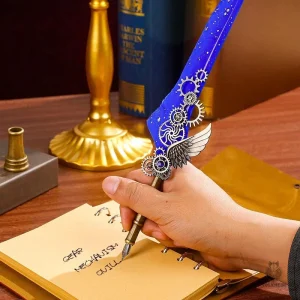 Accessoires de calligraphie au style steampunk