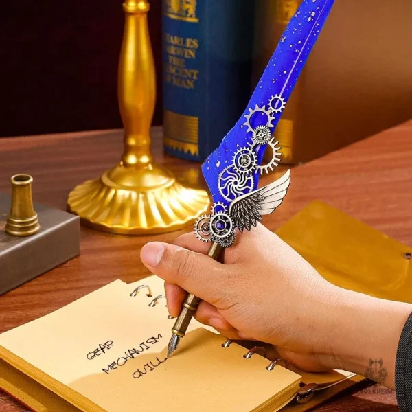 Accessoires de calligraphie au style steampunk