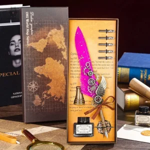 Kit créatif pour écrire en calligraphie steampunk