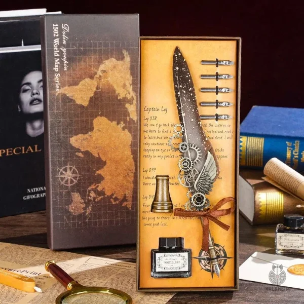 Kit d'écriture artistique steampunk pour amateurs