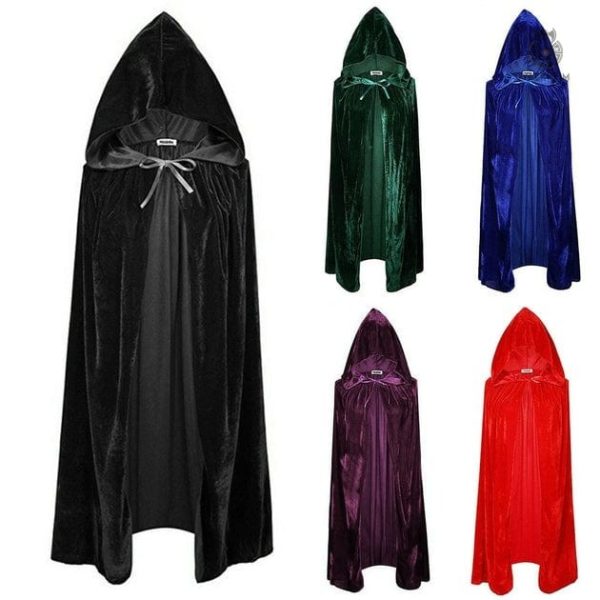 cape-medievale-velour-1 Cape médiévale en velours élégante et raffinée