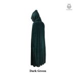 Cape vintage en velours pour événements costumés