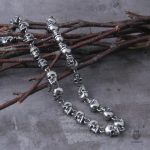 Collier Chaînes avec motifs Têtes de Morts