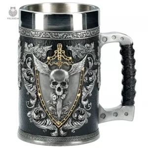 Chope décorative inspirée des chevaliers et du chaos
