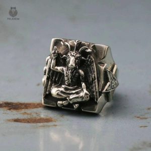 Chevalière Baphomet