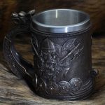 Viking Drakar : chope en céramique pour boissons