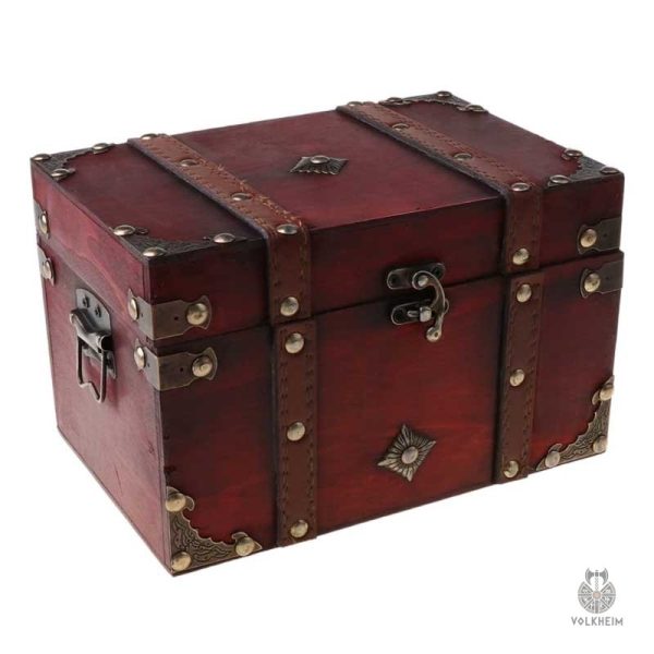 coffre-tresor-1 Coffre au Trésor en Bois artisanal pour rangement décoratif