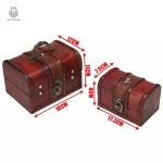 Accessoires de pirate, coffres au trésor en bois authentiques