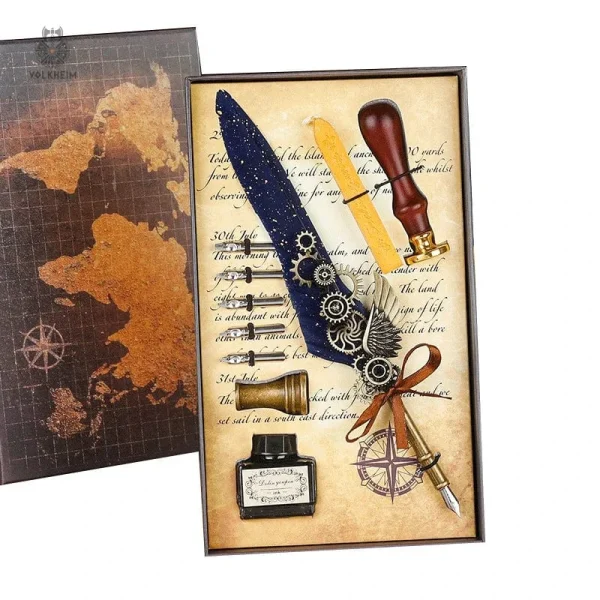 coffret-calligraphie-steampunk-1 Coffret Steampunk pour la calligraphie