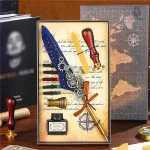 Instruments d'écriture avec un look steampunk